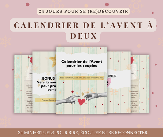Calendrier de l’Avent pour les couples – 24 activités à deux | Édition 2025