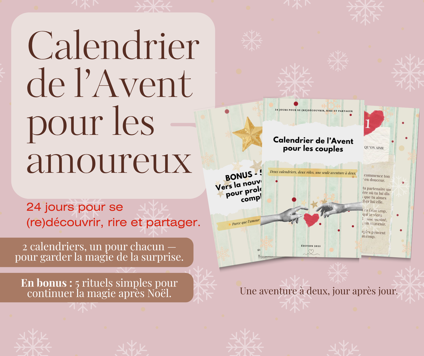 Calendrier de l’Avent pour les couples – 24 activités à deux | Édition 2025